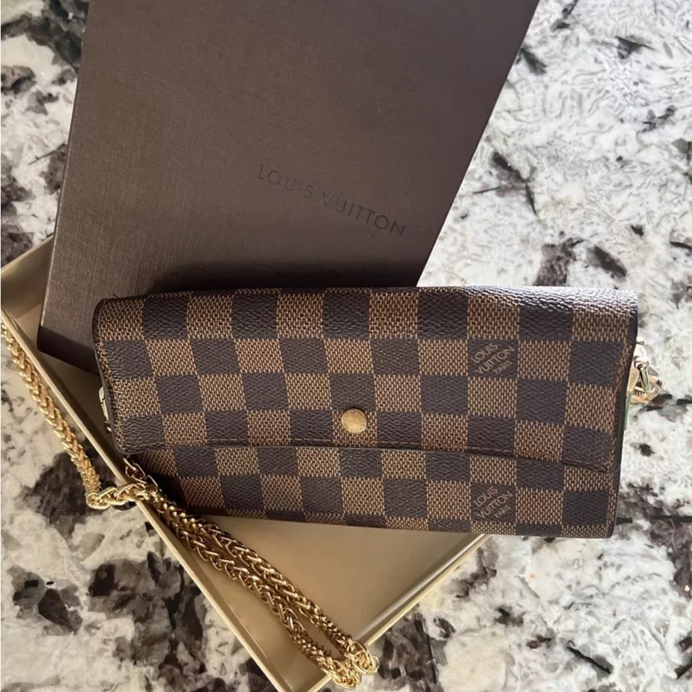 Louis vuitton crossbody authentic with added strap
